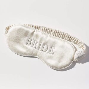 NWT Slip Pure Silk Bridal Collection Bride Sleep Mask White Cream Brand New